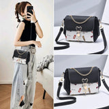 Cartoon PU Leather Female Small Handbag Lady's Shoulder Bags