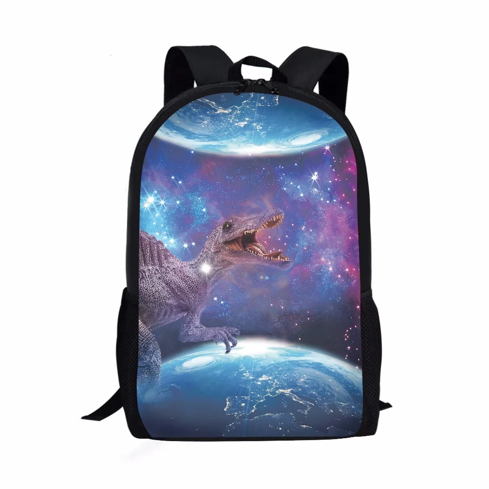 Dinosaur Starry Sky Children's Backpack Schoolbag Gift Mochilas