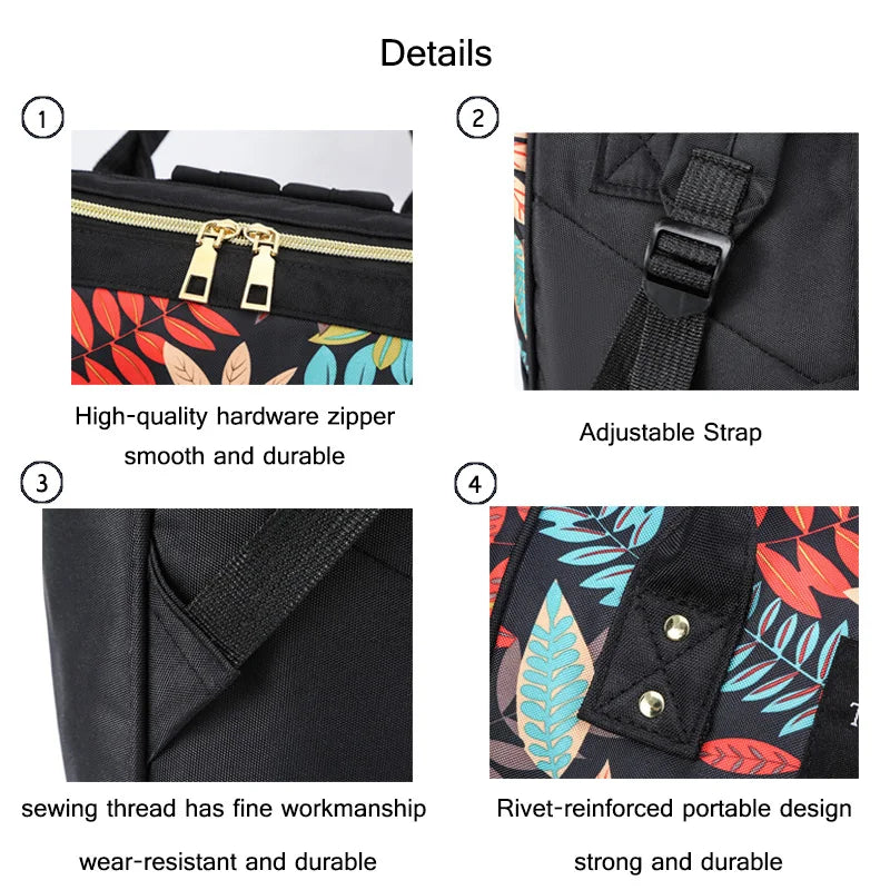 Casual Girls Backpack Nylon Women's School Bag Large Capacity