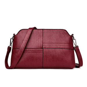 Casual Messenger Bag Crossbody PU Leather Handbag for Women Small Shoulder Tote