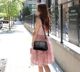 Casual Messenger Bag Crossbody PU Leather Handbag for Women Small Shoulder Tote