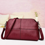 Casual Messenger Bag Crossbody PU Leather Handbag for Women Small Shoulder Tote