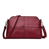 Casual Messenger Bag Crossbody PU Leather Handbag for Women Small Shoulder Tote