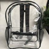 Vintage Clear PVC Backpack for Women School Bag