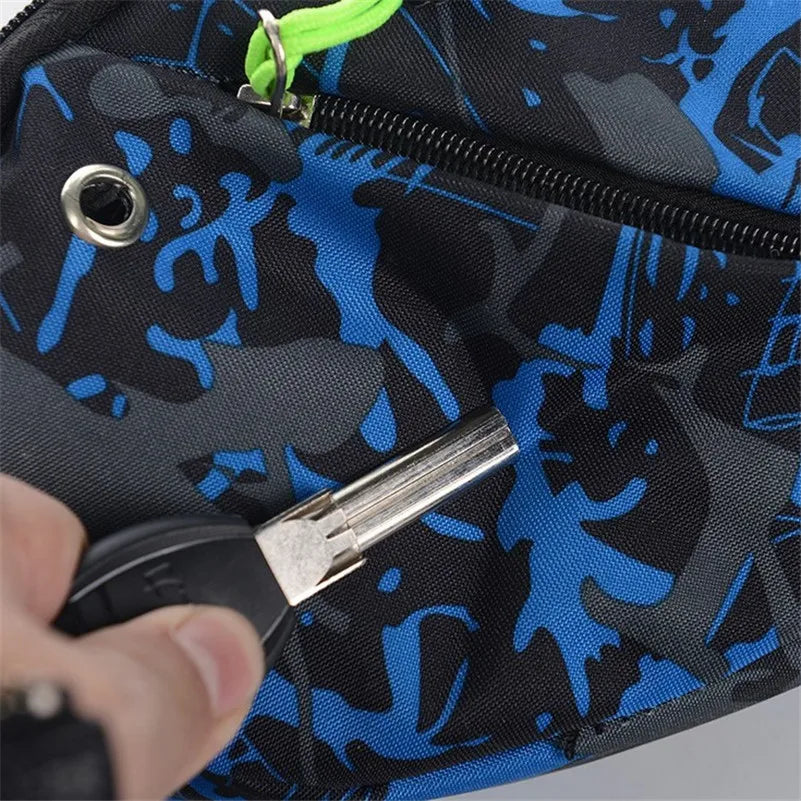 Casual Chest Bag Multi-function Waist Pack Wear-resisting Nylon Handbag