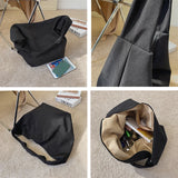 Casual Women's Big Totes Soft Canvas Shoulder Crossbody Bags Large Capacity