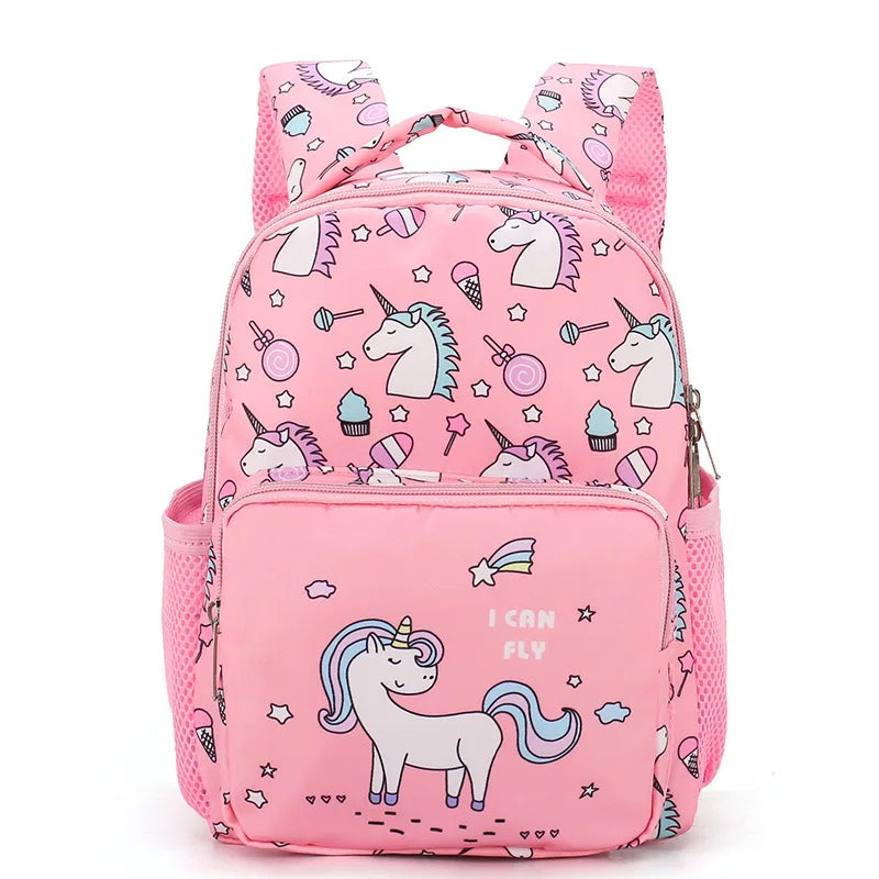 Cartoon Unicorn Baby Backpack Kindergarten School Bag