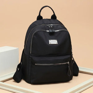 Casual Women's Backpack Waterproof Oxford Multi-Pocket Large Capacity
