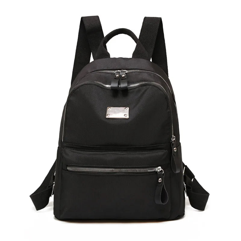 Casual Women's Backpack Waterproof Oxford Multi-Pocket Large Capacity