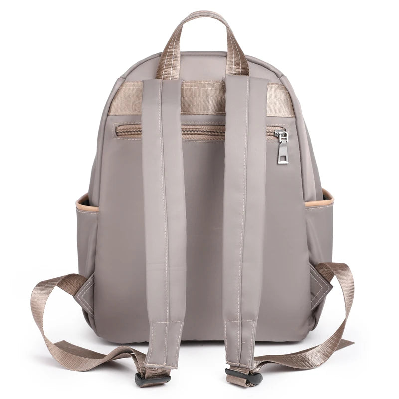 College Student Backpack High Nylon Fabric Lightweight Travel Women's Backpack