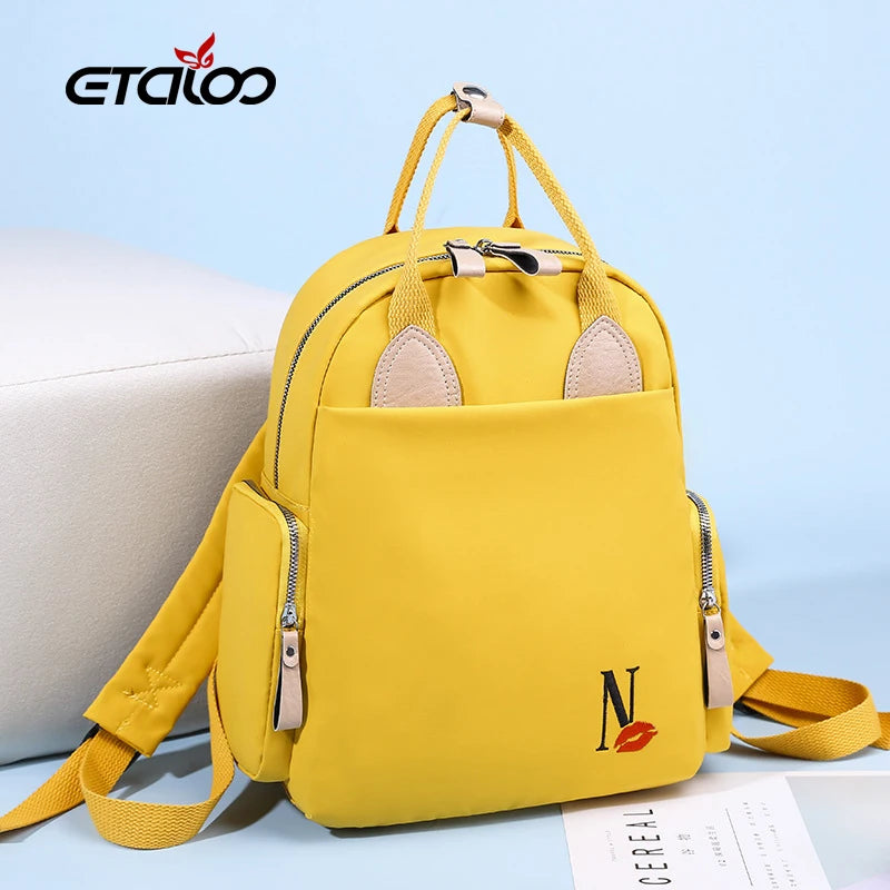 Women Mini Soft Touch Multi-Function Small Backpack