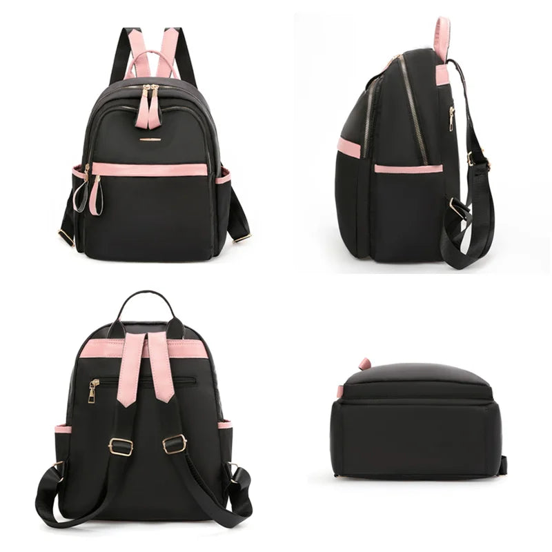 Oxford Backpack Women Large Capacity Travel Bag Girls School Rucksack