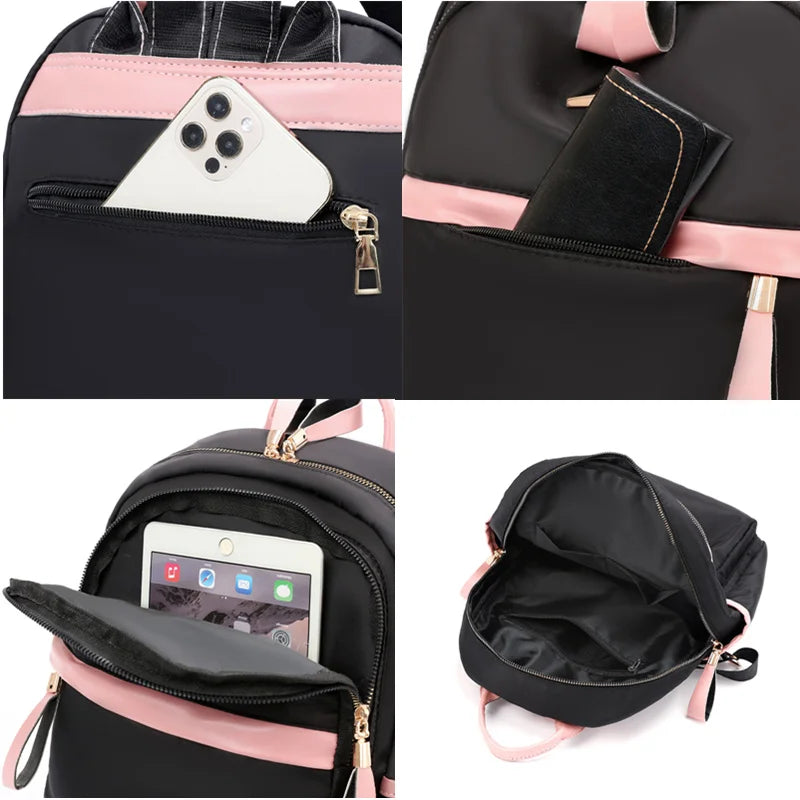 Oxford Backpack Women Large Capacity Travel Bag Girls School Rucksack