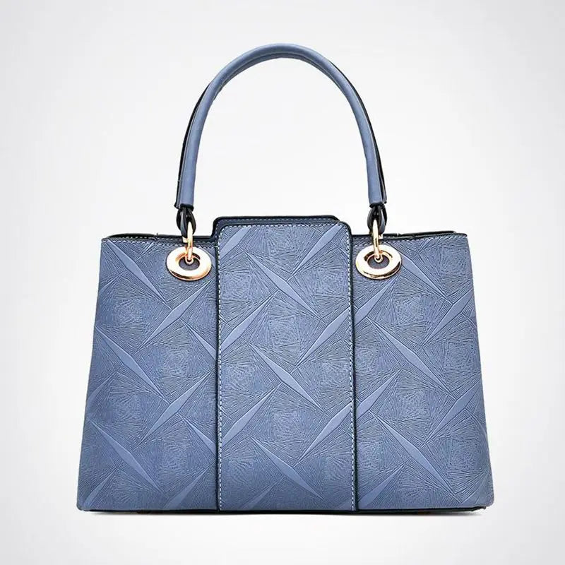Women PU Leather Bag Large Capacity Shoulder Bags Casual Tote Top-handle HandBag