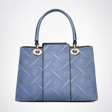 Women PU Leather Bag Large Capacity Shoulder Bags Casual Tote Top-handle HandBag