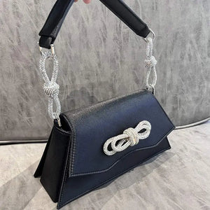 Bowknot Handheld Diamond Women's Shoulder Bag