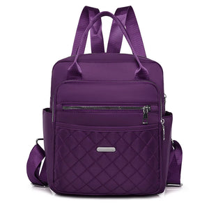 Dual-Use Double Backpack Handbag Outdoor Travel Oxford Cloth Convenient School B