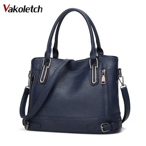 European & American PU Leather Women Handbag Tote Shoulder Bag KL746