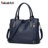 European & American PU Leather Women Handbag Tote Shoulder Bag KL746