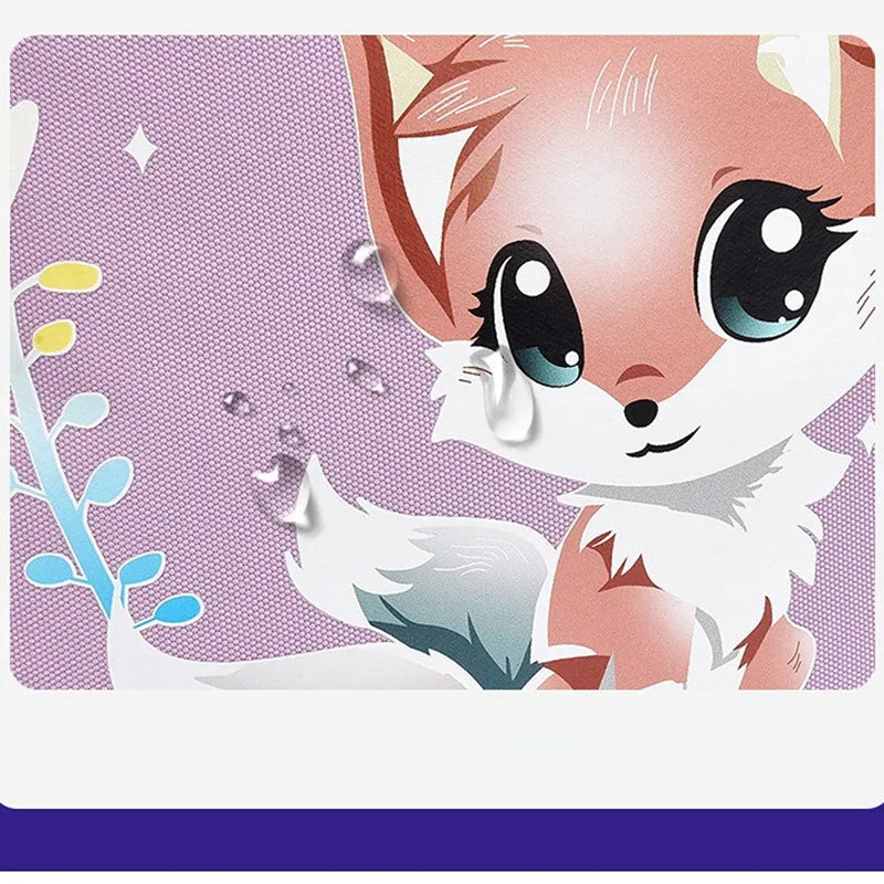 Kids Dinosaur Fox Print Schoolbag Waterproof 2 Shoulders Bag