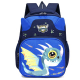 Kids Dinosaur Fox Print Schoolbag Waterproof 2 Shoulders Bag
