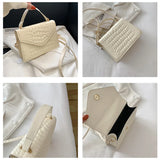 Crocodile Pattern Shoulder Bag Top Handle Crossbody Bag for Women