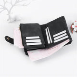 Women's Short Three-fold Wallet Student Small Fresh Capacity Wallet