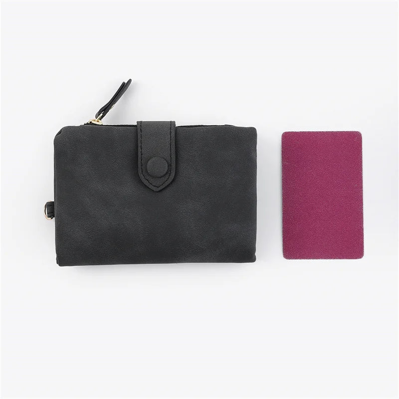 Women's Short Three-fold Wallet Student Small Fresh Capacity Wallet