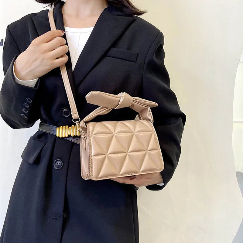 Women's Solid Handbag Purse Clutch Shoulder Bag