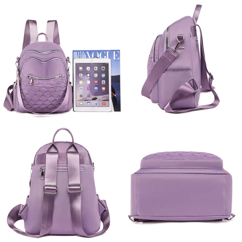High Women Backpacks Oxford Shoulder Bags for Women School Girls Rucksack