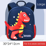 Kids Dinosaur Backpacks Waterproof Neoprene Mini Book Bag