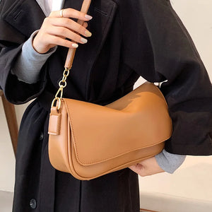 Casual Soft Leather Retro One-shoulder Messenger Bag