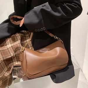 Casual Soft Leather Retro One-shoulder Messenger Bag