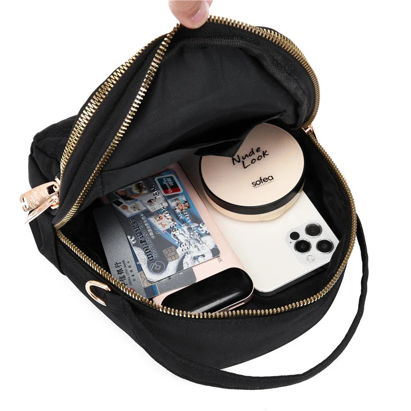 Ladies Shell Crossbody Bag Casual Nylon Handbag