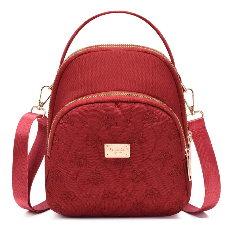 Ladies Shell Crossbody Bag Casual Nylon Handbag