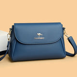 Large-Capacity Soft Leather Shoulder Bag Ladies Messenger Bag