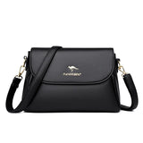 Large-Capacity Soft Leather Shoulder Bag Ladies Messenger Bag