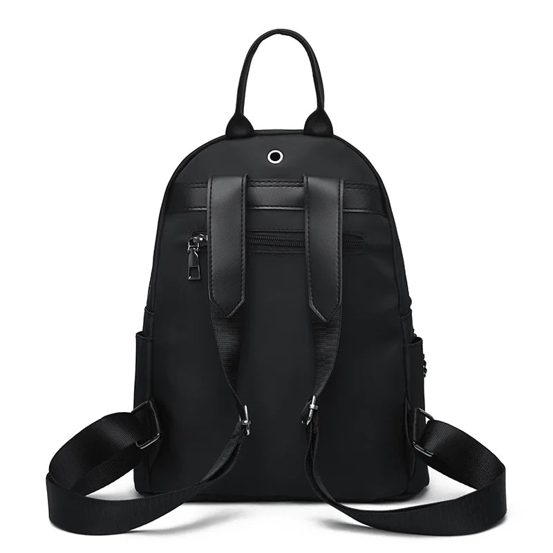 Casual Women Anti-theft Backpack Large Capacity Waterproof Fabric