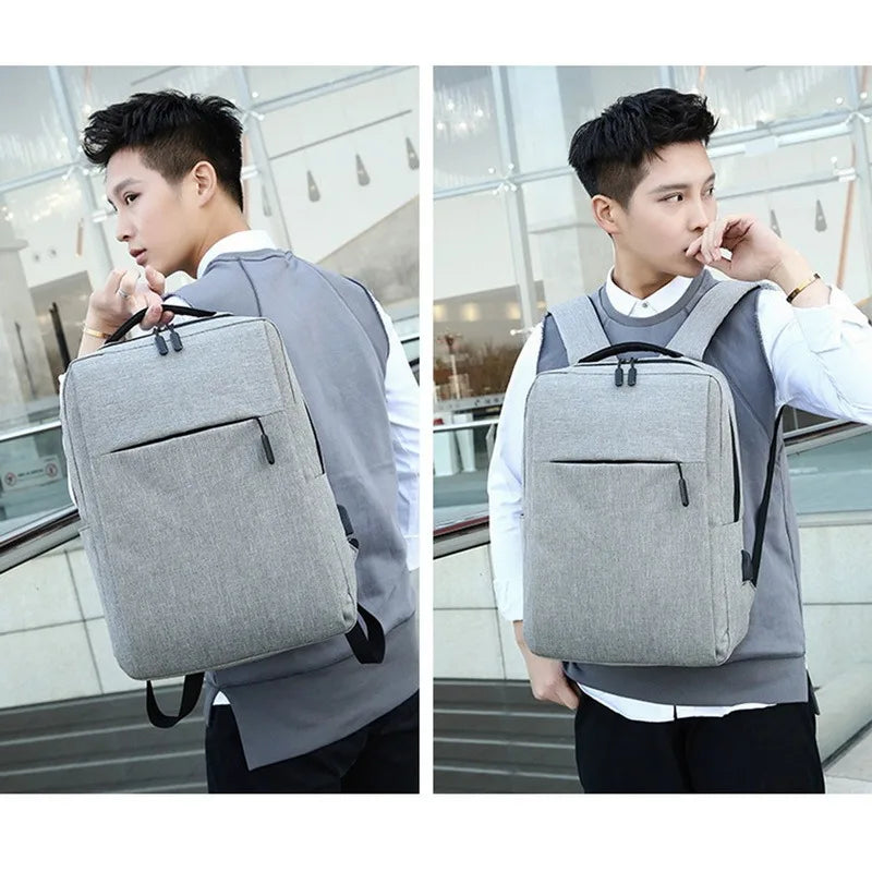 Waterproof Business Laptop Backpack USB Charging Bagpack