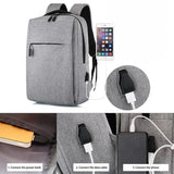 Waterproof Business Laptop Backpack USB Charging Bagpack