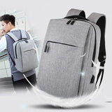 Waterproof Business Laptop Backpack USB Charging Bagpack