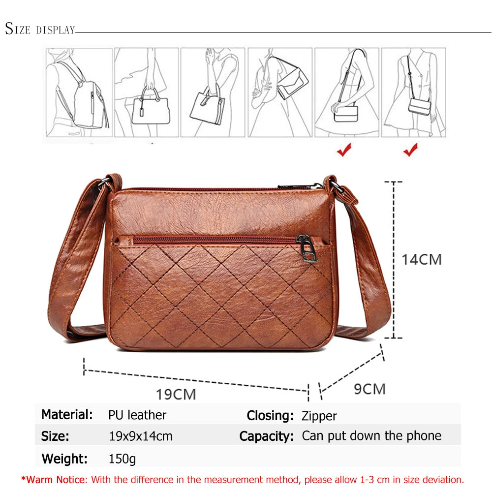 Mini Leather Ladies Shoulder Bags Women Messenger Bags Wallets Bolsos De Mujer