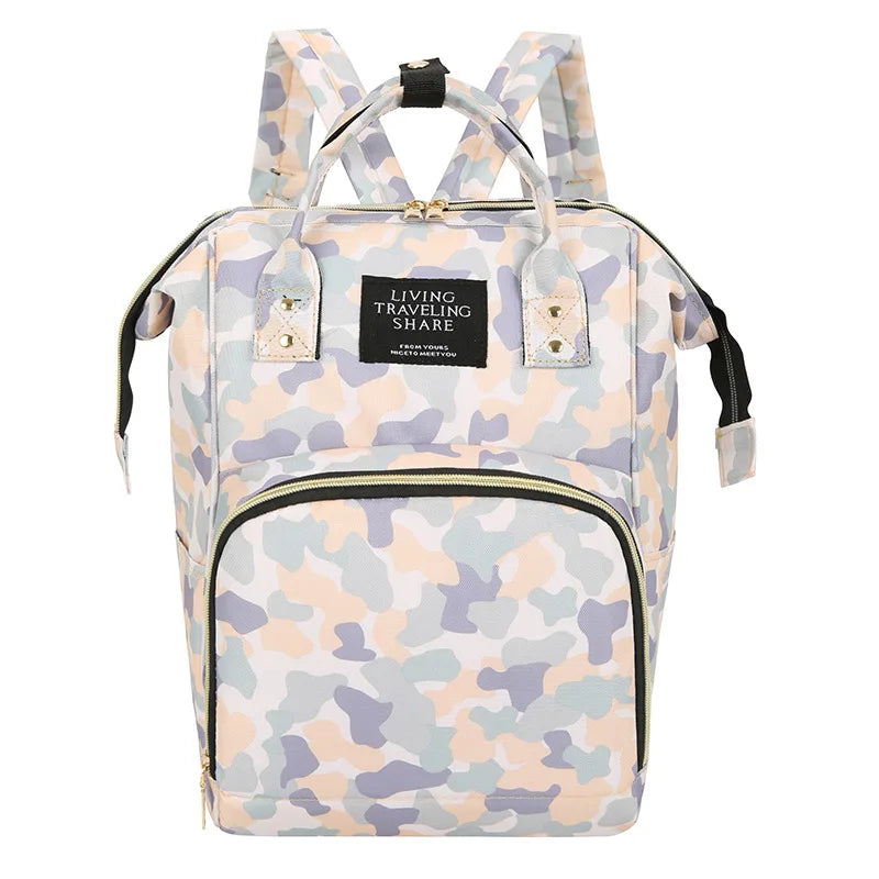 Mom Bag Diaper Backpack Waterproof Travel Bag Multifunctional