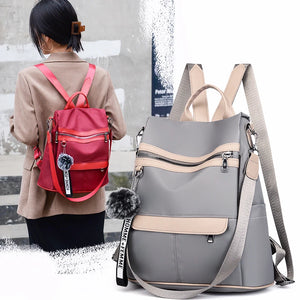Oxford Cloth Backpack Lightweight Single Shoulder Bag