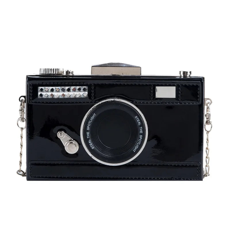 Camera Shape Clutch Retro Shoulder Bag Mini Messenger Bag Purse