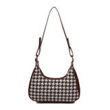 Retro Print One Shoulder Small Square Bag Casual Female Underarm Bag