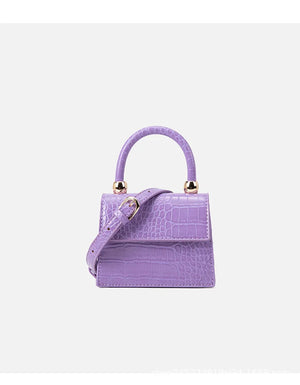 Crocodile Pattern Shoulder Bag Messenger Handbag