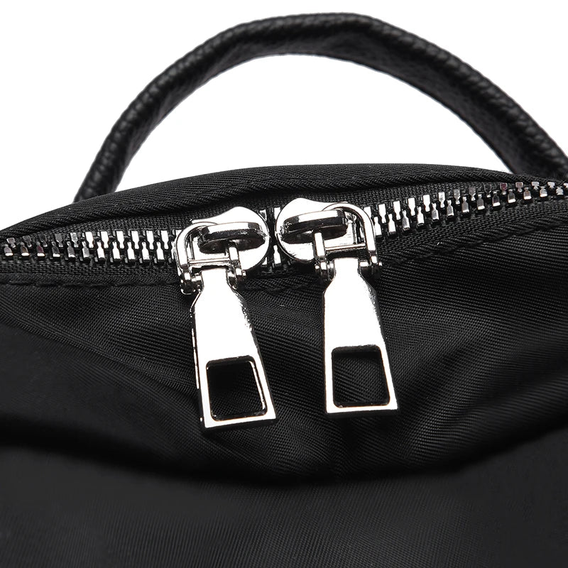 Youth Girl Backpack Multi-pocket Waterproof Nylon College Bag