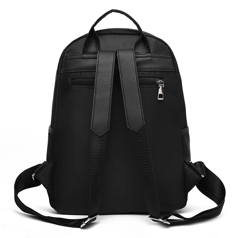 Youth Girl Backpack Multi-pocket Waterproof Nylon College Bag