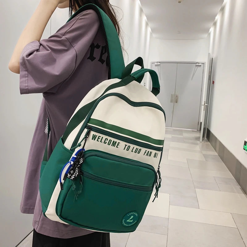 Summer Woman Backpack School Backpack For Teenage Girls Boys College Student